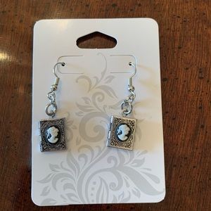 small silver earrings